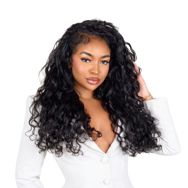 True + Pure Texture Island Wave Loose Wave Curly Human Hair Wefts Extensions #2