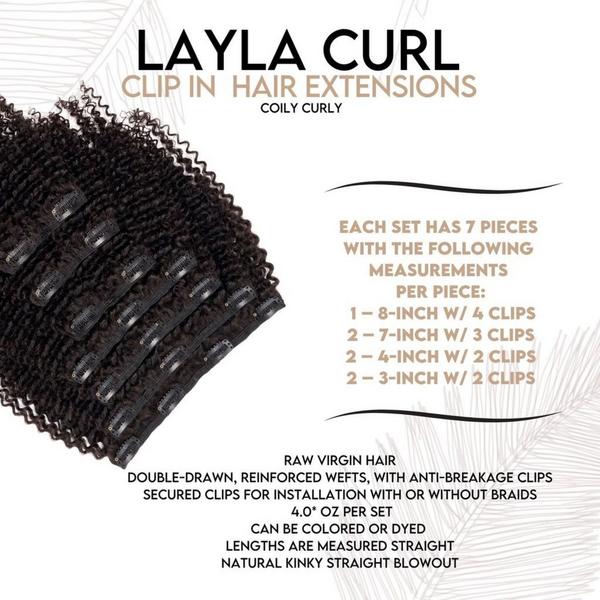 True + Pure Texture Layla Curl Coily Curly Human Hair Up-Do Extensions #3