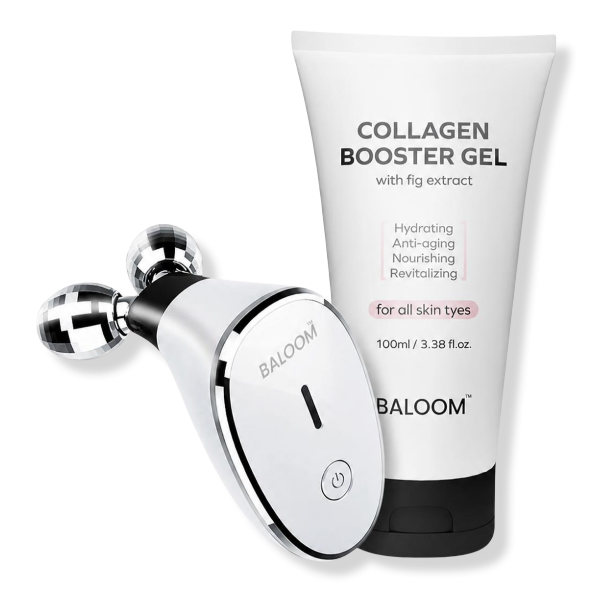 Baloom Microcurrent Face Massager & Collagen Booster Gel Set #1