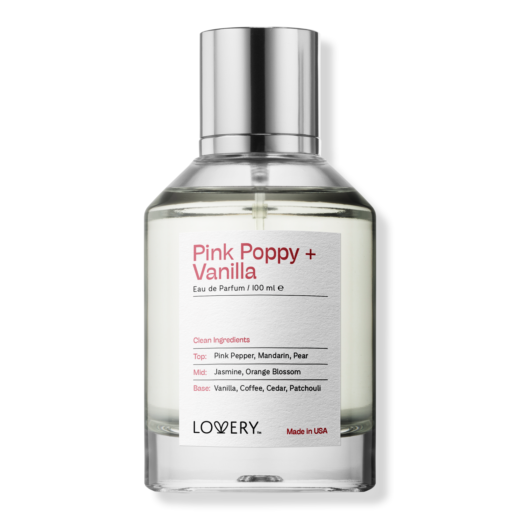 Lovery Pink Poppy and Vanilla Eau de Parfum Spray #1