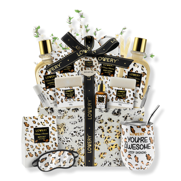 Lovery Honey AlmondLuxury Spa Set Gift Basket #1