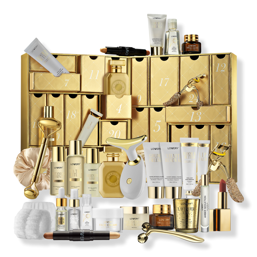 Lovery Limited-Edition Advent Calendar Beauty and Skincare Luxury Gift Set