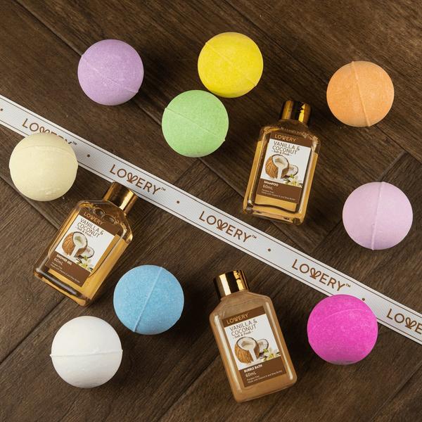 Lovery Premium Eco-Friendly Bathtub Caddy Gift Set #8