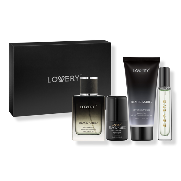 Lovery Black Amber Bath & Body Gift Set #1