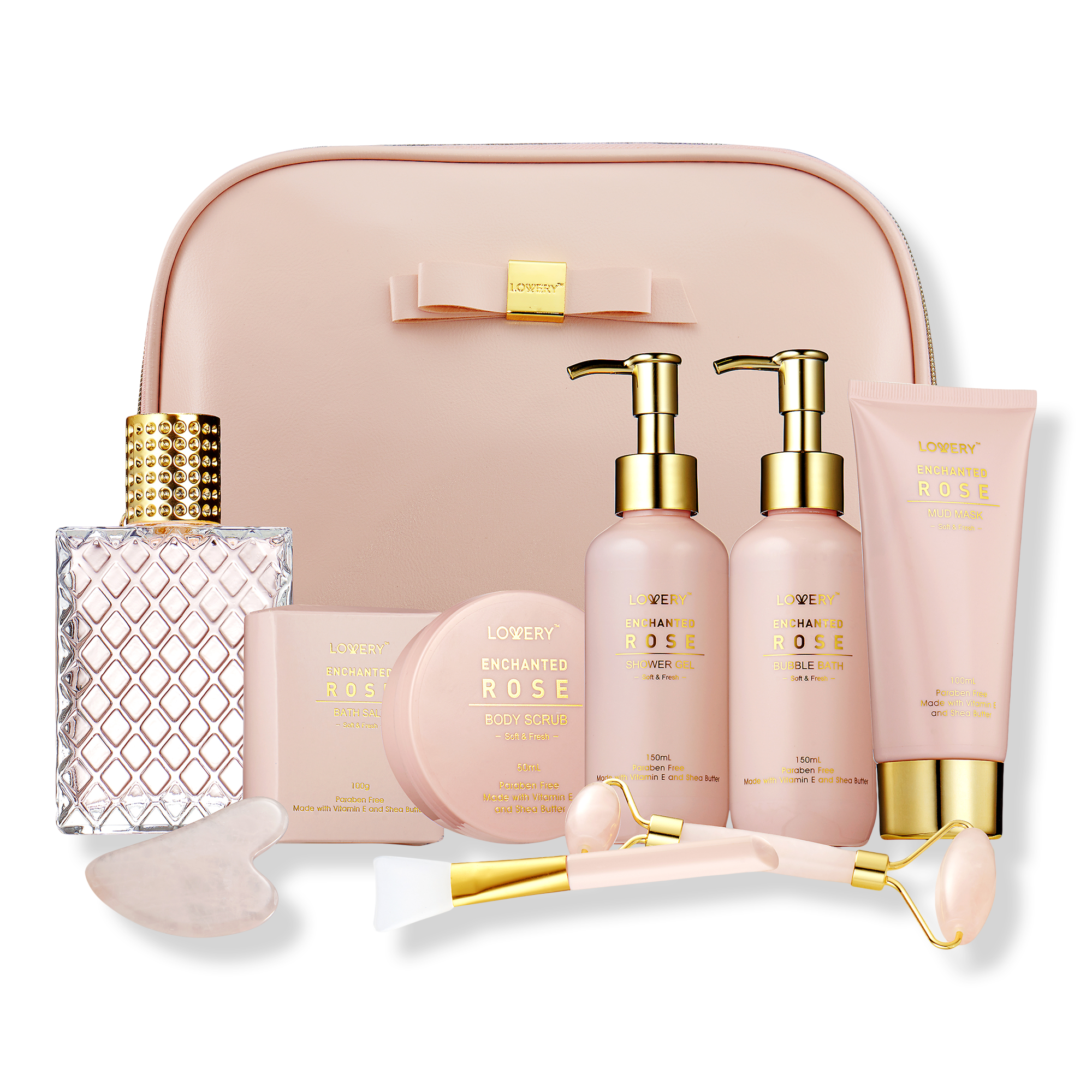 Lovery Luxury Enchanted Rose Bath & Body Beauty Kit #1