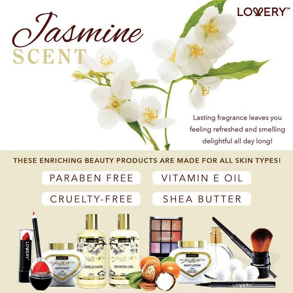 Lovery Jasmine Premium Home Spa & Makeup Set #4