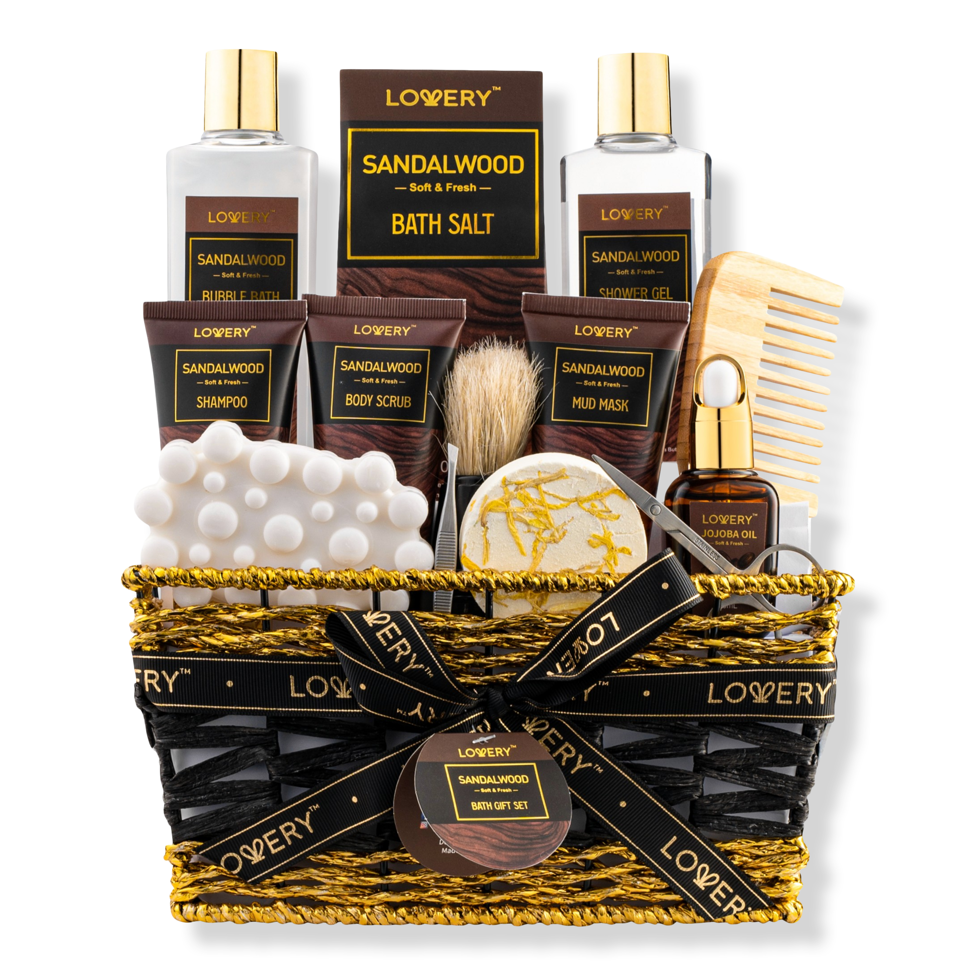 Lovery Sandalwood Bath Gift Set #1