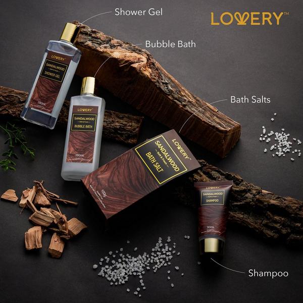 Lovery Sandalwood Bath Gift Set #3
