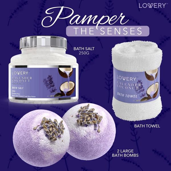 Lovery Lavender & Lilac Spa Gift Basket with Sleep Mask #2