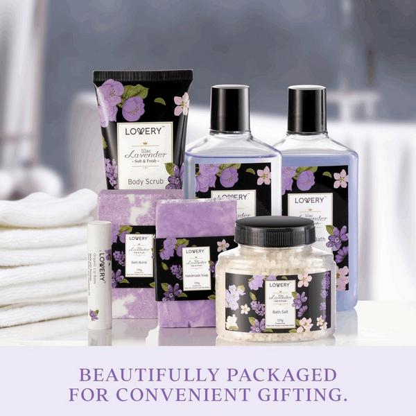 Lovery Lavender & Lilac Spa Gift Basket with Sleep Mask #6
