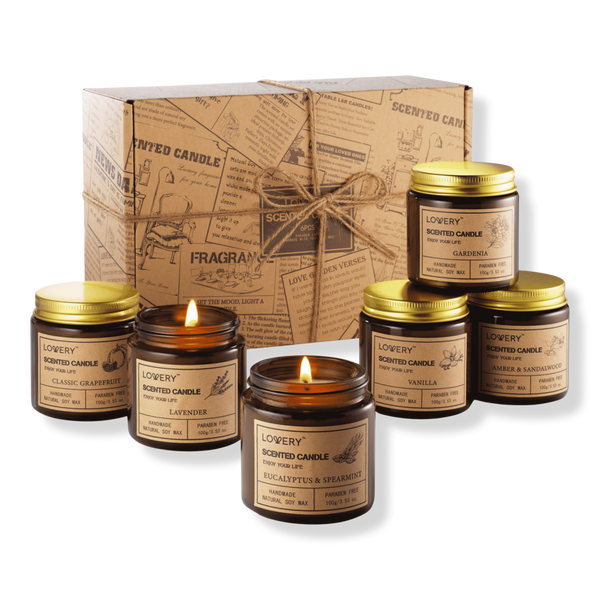 Lovery Scented Soy Candle Gift Set #1