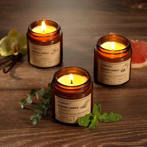 Lovery Scented Soy Candle Gift Set #3