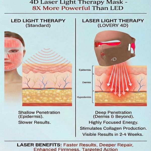 Lovery 4D Laser Light Therapy Face Mask #5