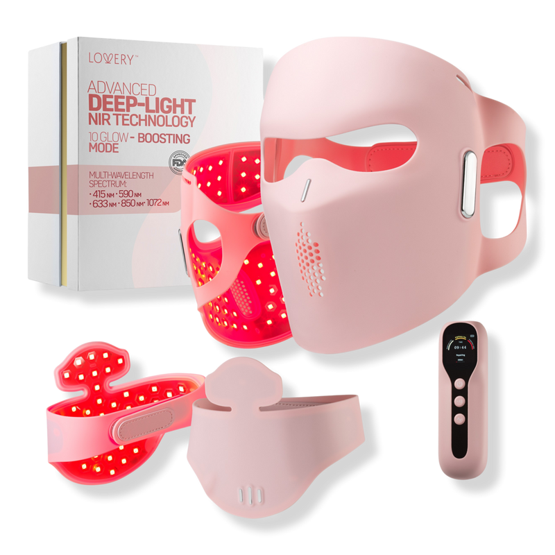 Lovery - 4D LED Light Therapy Face & Neck Set with Multiple