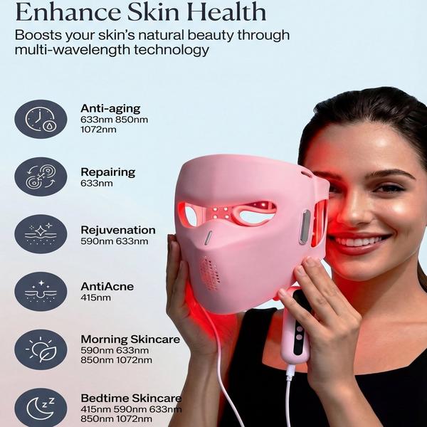 Lovery 4D LED Light Therapy Face Mask Medical Grade Silicone #2