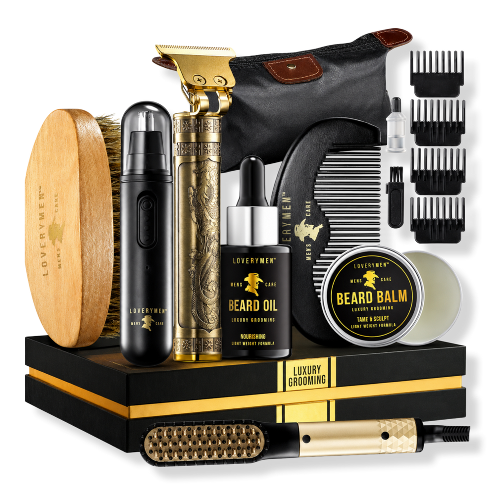 Lovery Ultimate Luxury Men's Beard Grooming Kit
