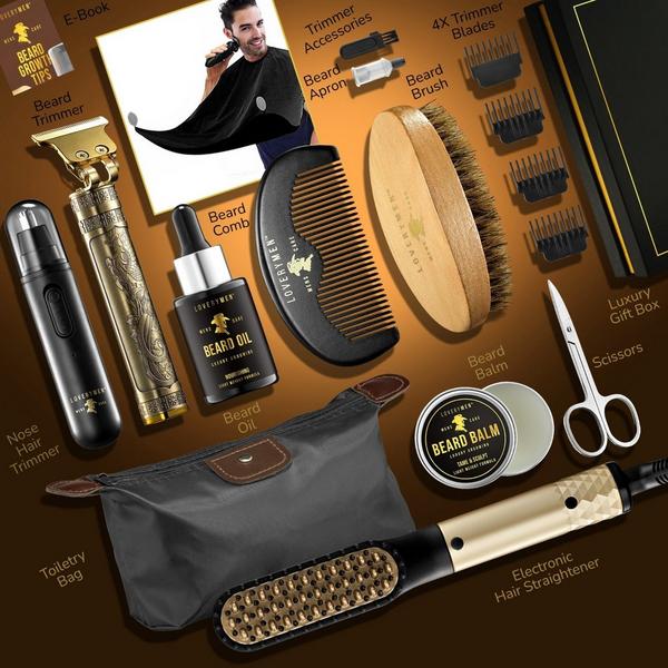 Lovery Ultimate Luxury Mens Beard Grooming Kit #2