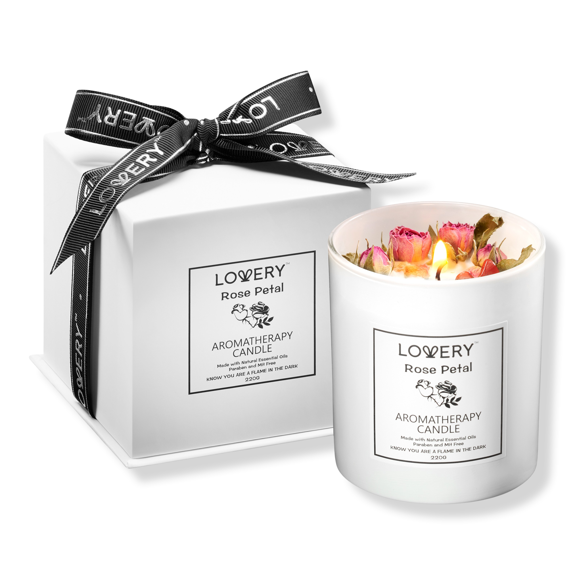 Lovery Rose Luxury Aromatherapy Scented Candle #1
