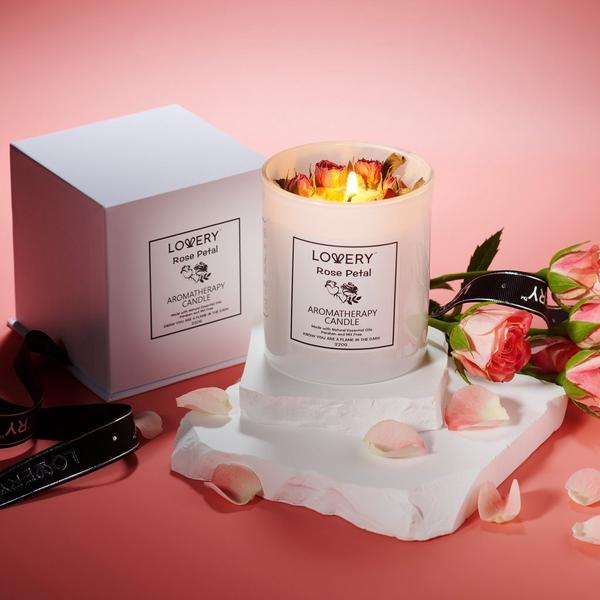 Lovery Rose Luxury Aromatherapy Scented Candle #2