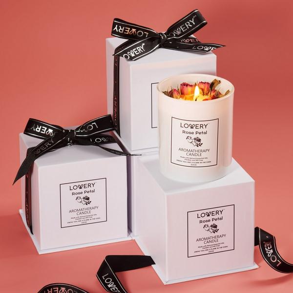 Lovery Rose Luxury Aromatherapy Scented Candle #3
