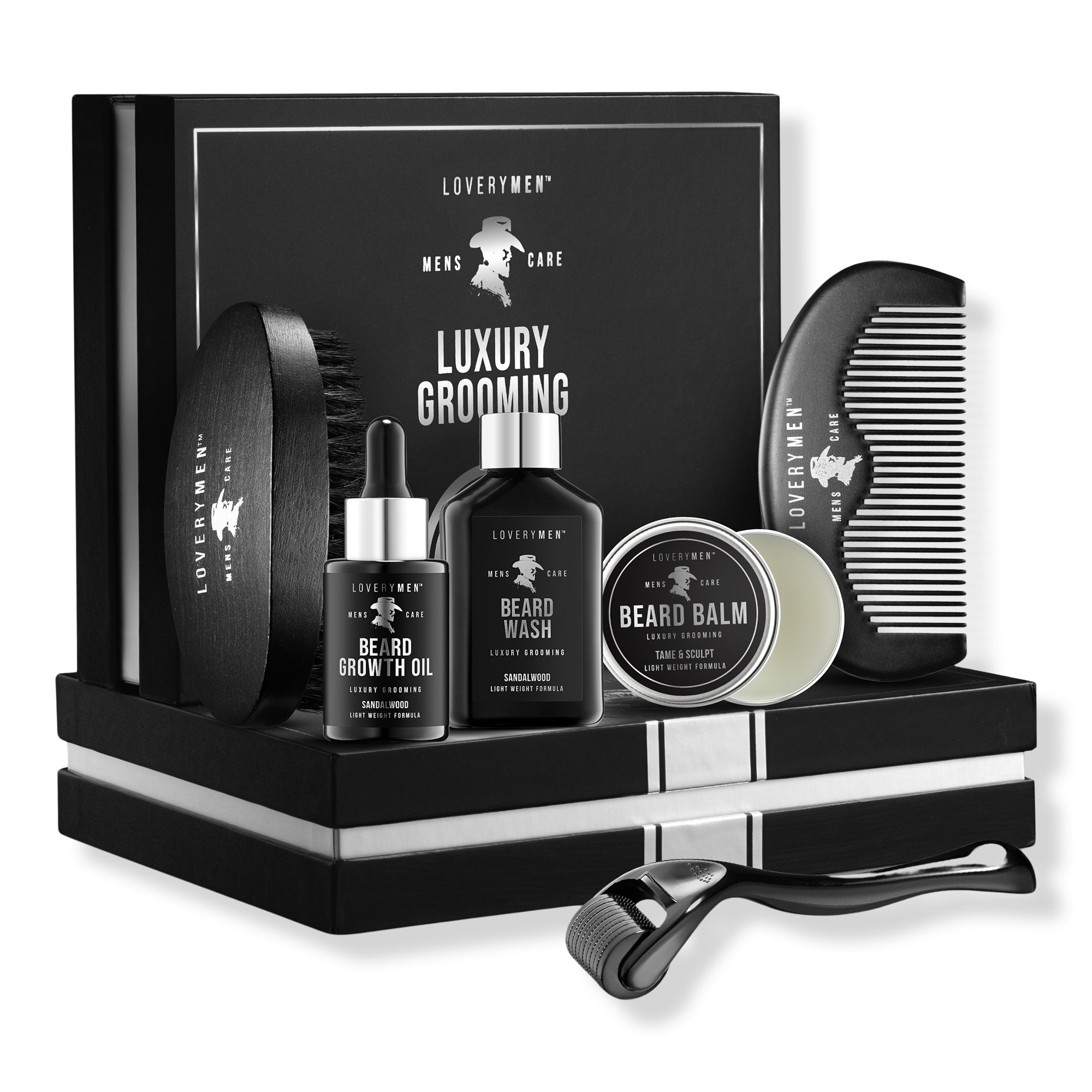 Lovery Sandalwood Mens Grooming Gift Set #1