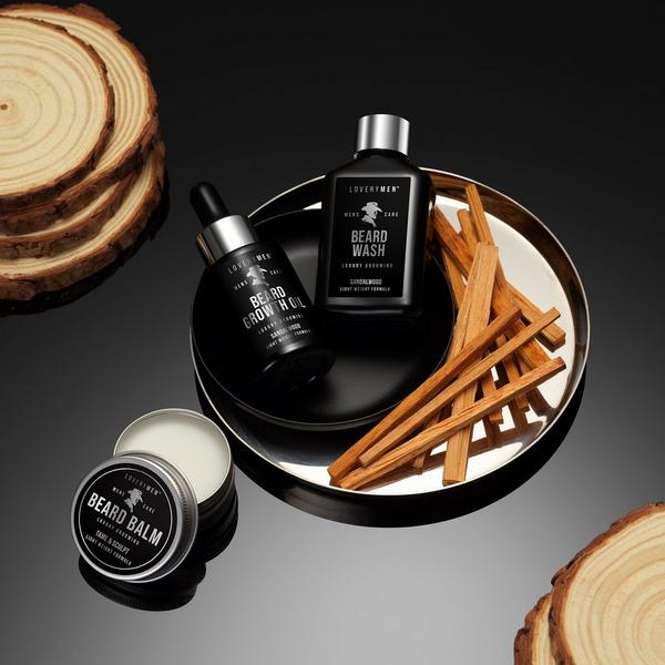 Lovery Sandalwood Mens Grooming Gift Set #5