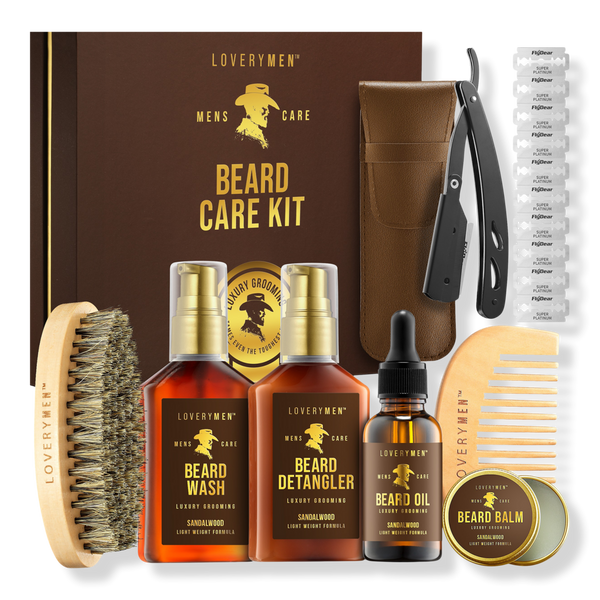 Lovery Beard Care Kit - Ultimate Sandalwood Grooming Set #1
