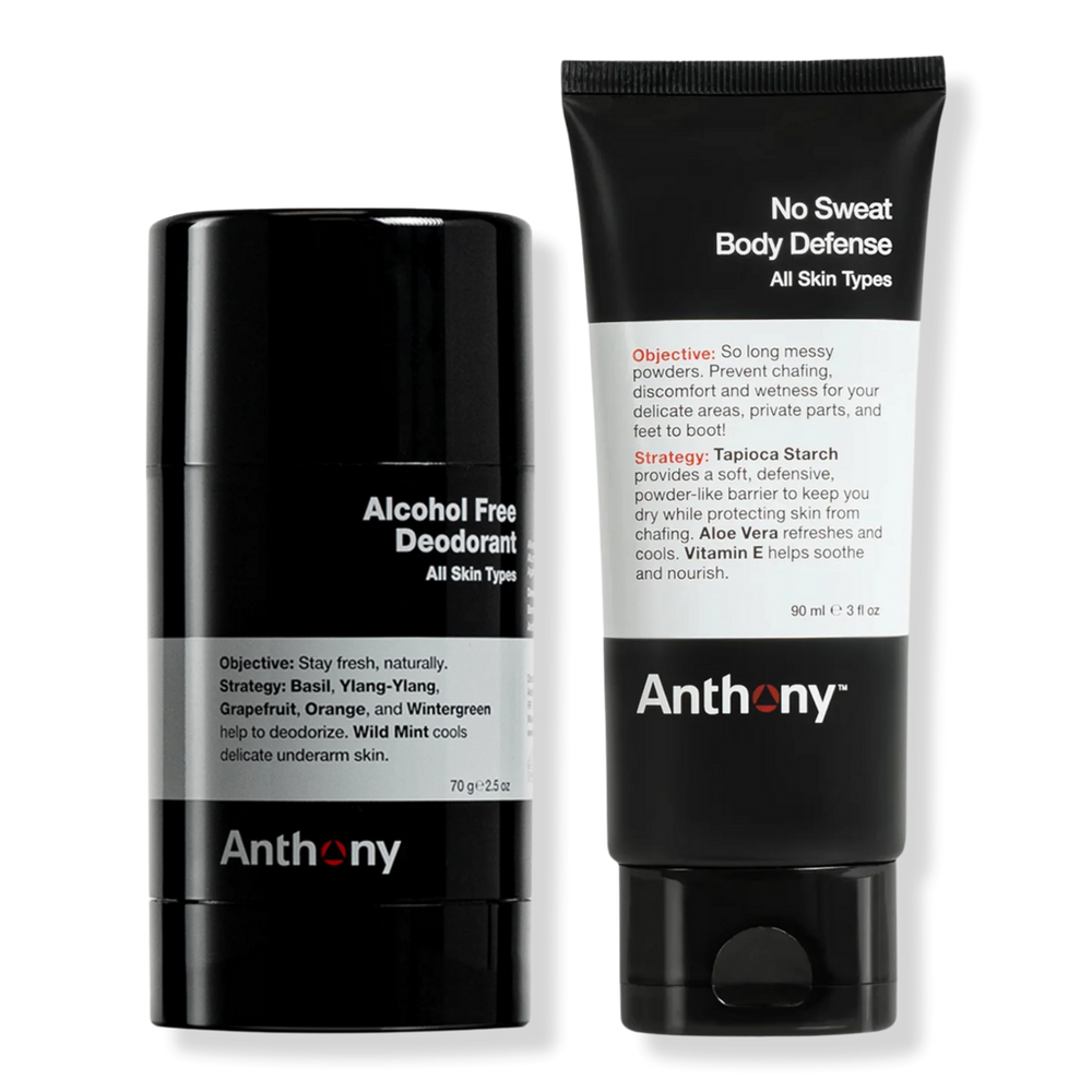 Anthony Deodorant + No Sweat Duo