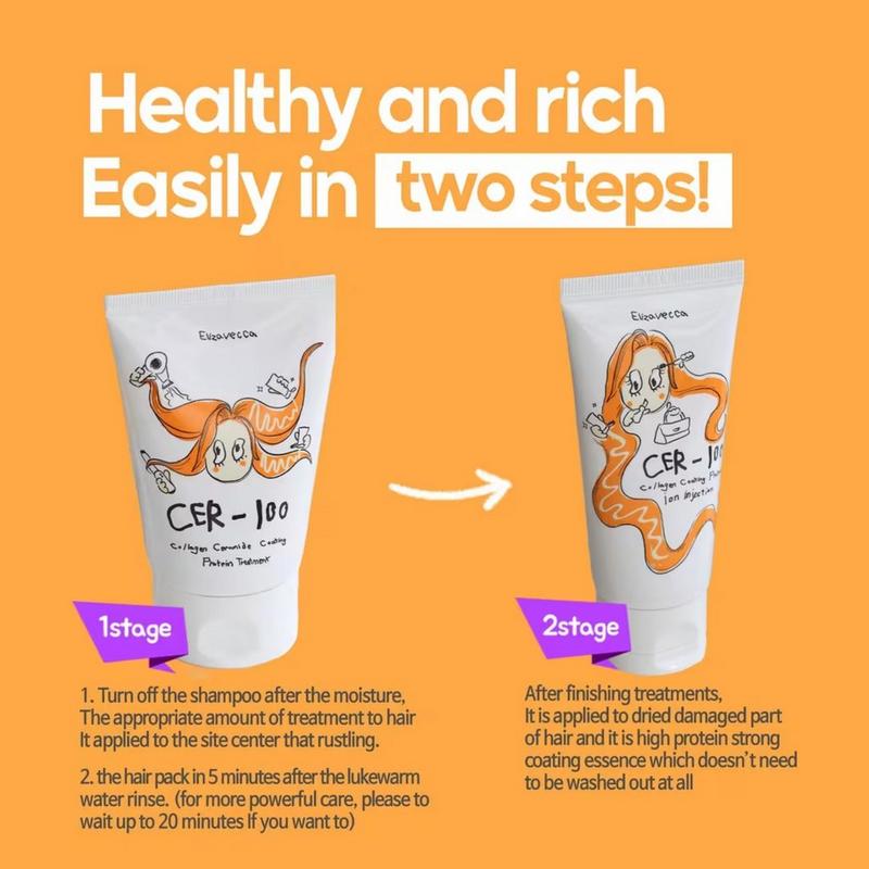 Elizavecca - 2 ct Collagen Ceramide Coating Protein Treatment