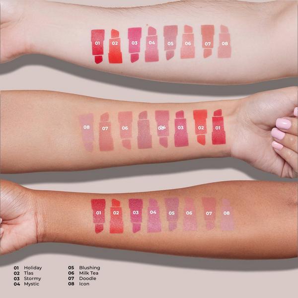 Lunar Beauty Demi Matte Lipstick #6