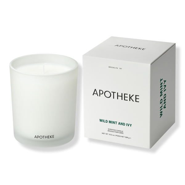 APOTHEKE Wild Mint and Ivy Scented Candle #1