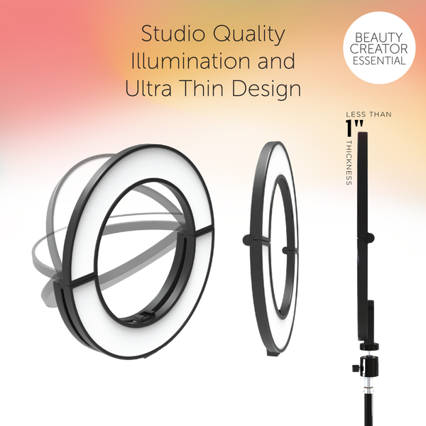 Beauty by Bower AURAFOLD Foldable Makeup Ring Light with Stand #3