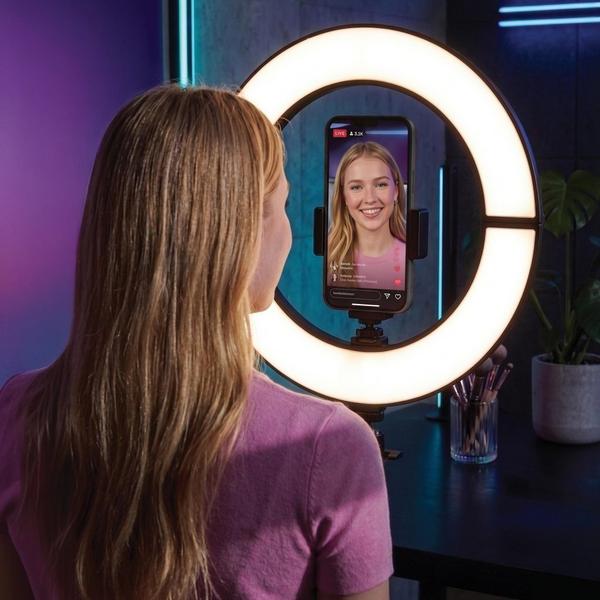 Beauty by Bower AURAFOLD Foldable Makeup Ring Light with Stand #6
