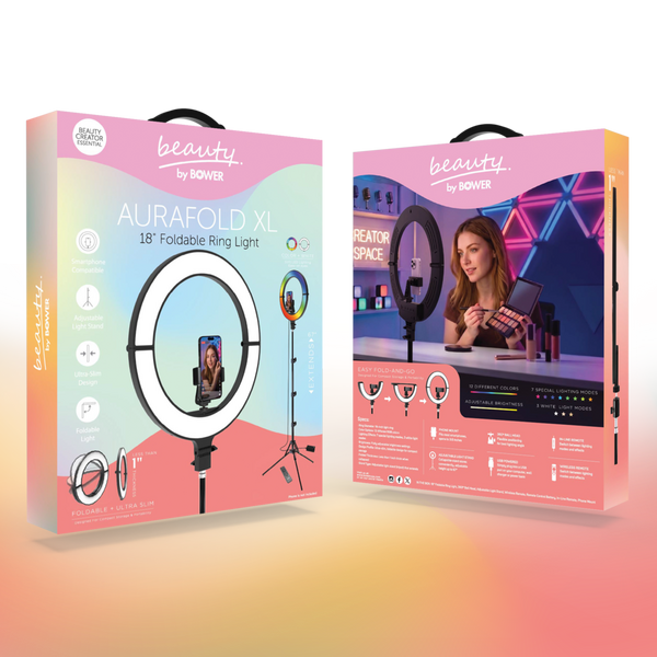 Beauty by Bower AURAFOLD LED Makeup & Selfie Ring Light #2