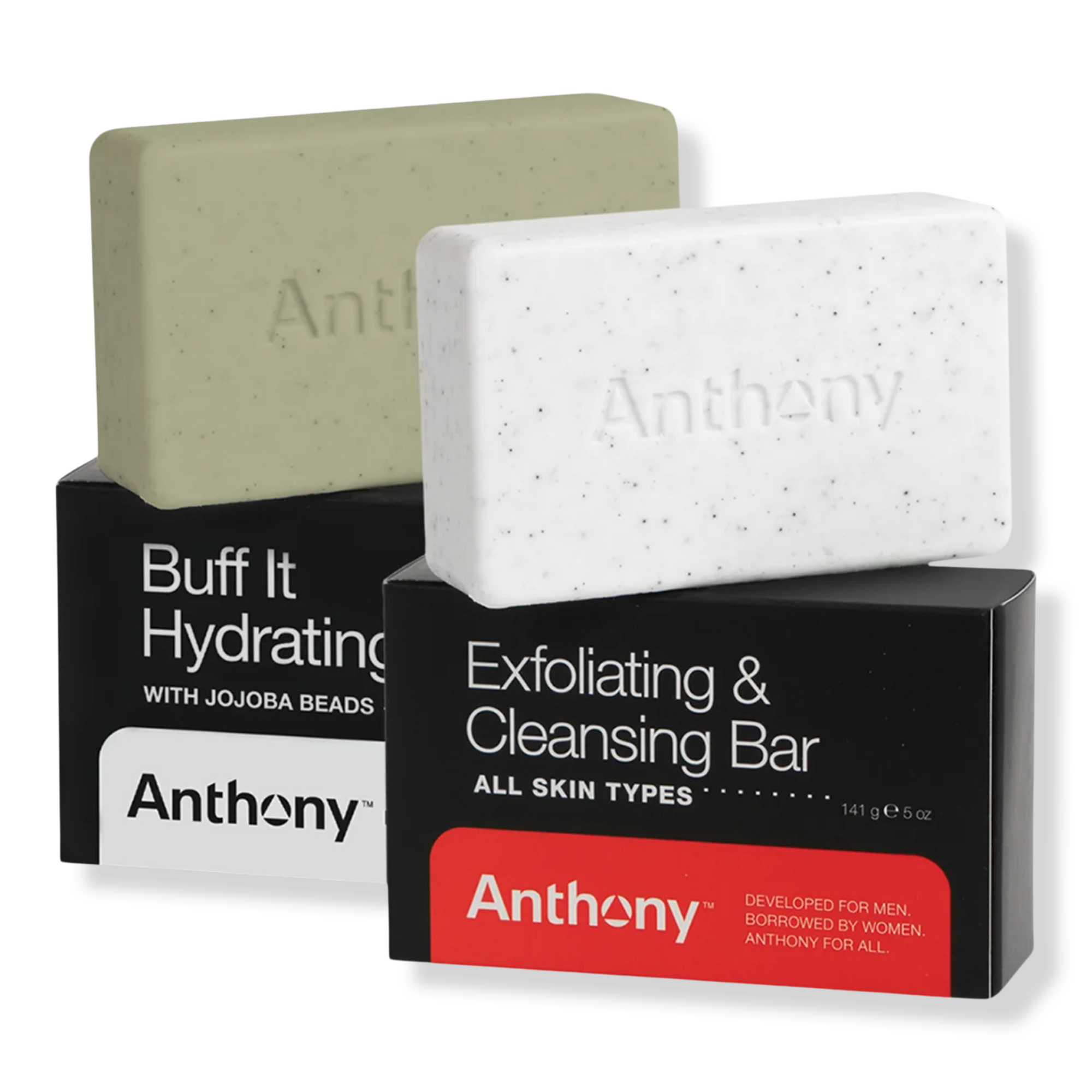 Anthony Hydrating + Exfoliating Bar Soap Duo #1
