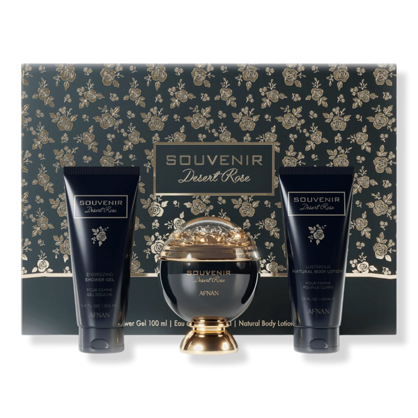 Afnan Souvenir Desert Rose Gift Set for Unisex Extrait De Parfum #1