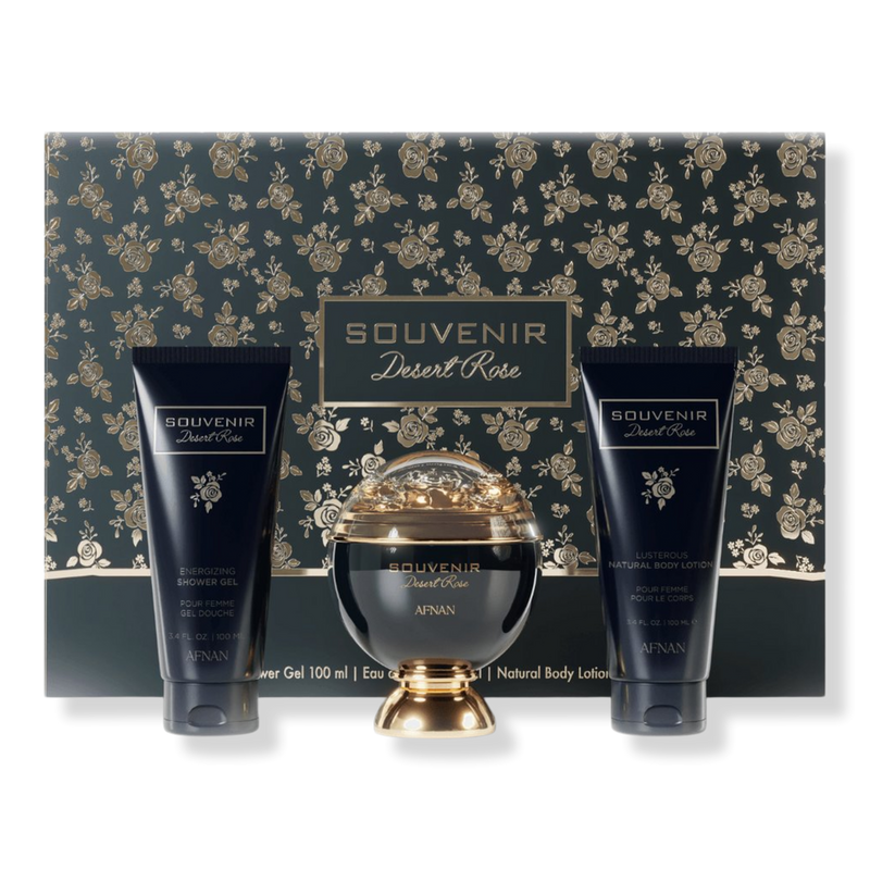 Afnan - Souvenir Desert Rose Gift Set for Unisex Extrait De Parfum