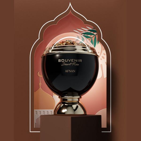 Afnan Souvenir Desert Rose Gift Set for Unisex Extrait De Parfum #4