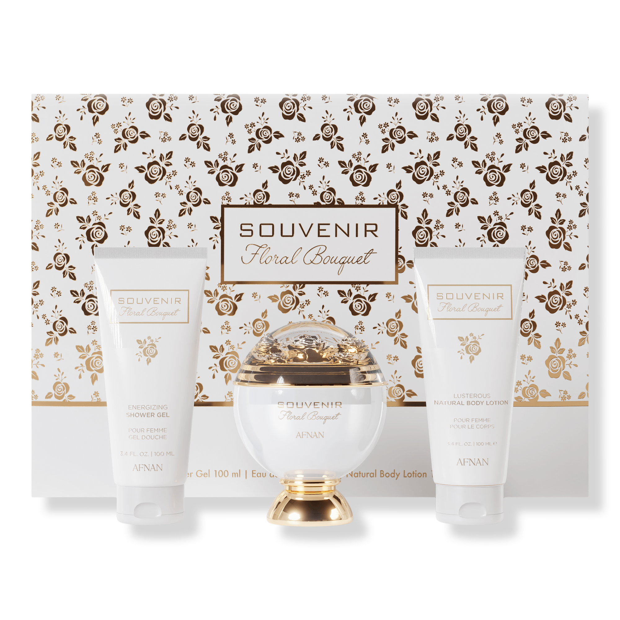 Afnan Souvenir Floral Bouquet Gift Set Extraitor De Parfum #1