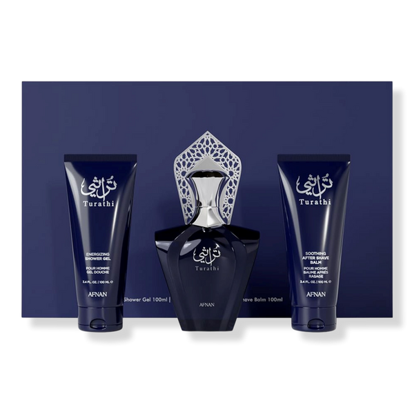 Afnan Turathi Blue Men Gift Set for Men Extrait De Parfum #1