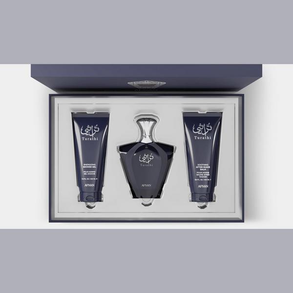 Afnan Turathi Blue Men Gift Set for Men Extrait De Parfum #3