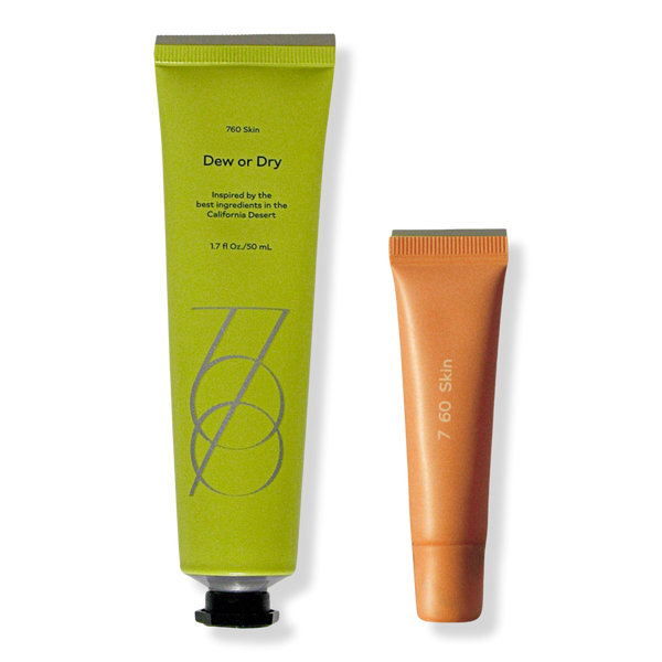 760 Skin Dew or Dry Moisturizer & Sunkiss Desert Butter Lip Balm Bundle #1