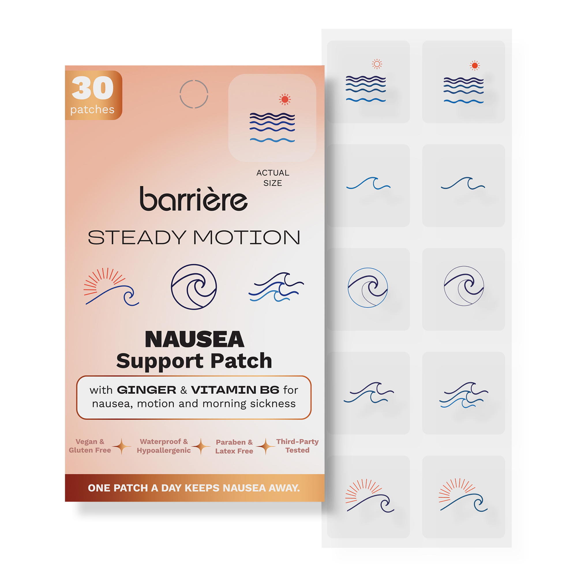 Barrière STEADY MOTION Nausea Relief Patch #1
