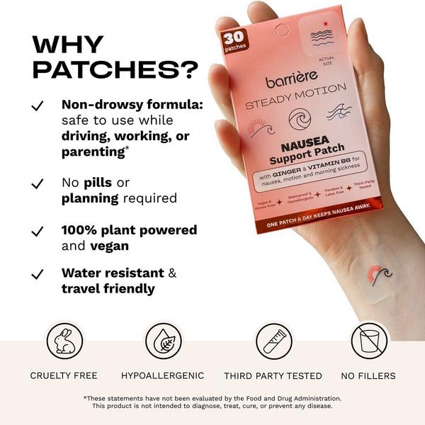 Barrière STEADY MOTION Nausea Relief Patch #7