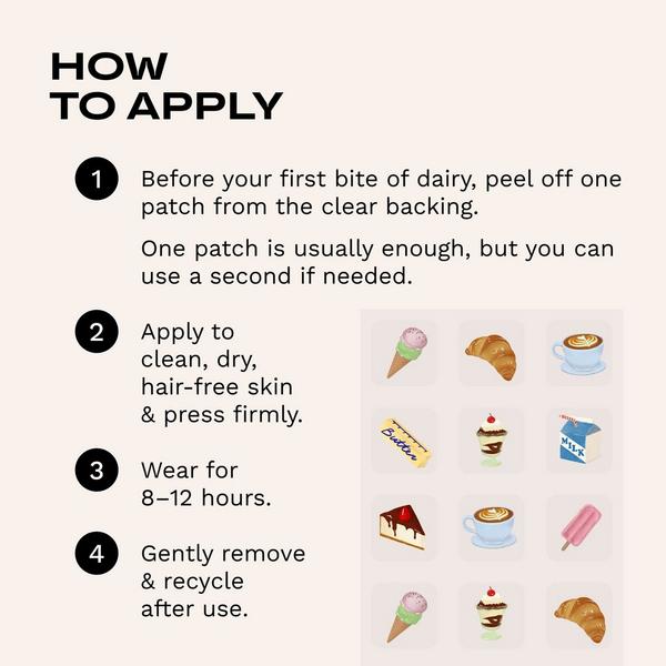 Barrière DEAR DAIRY Lactose Relief Patch #3