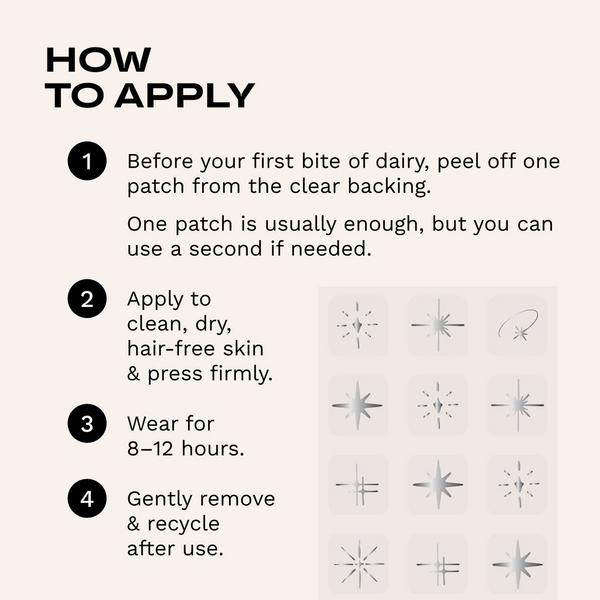 Barrière DEAR DAIRY Lactose Relief Patch #3