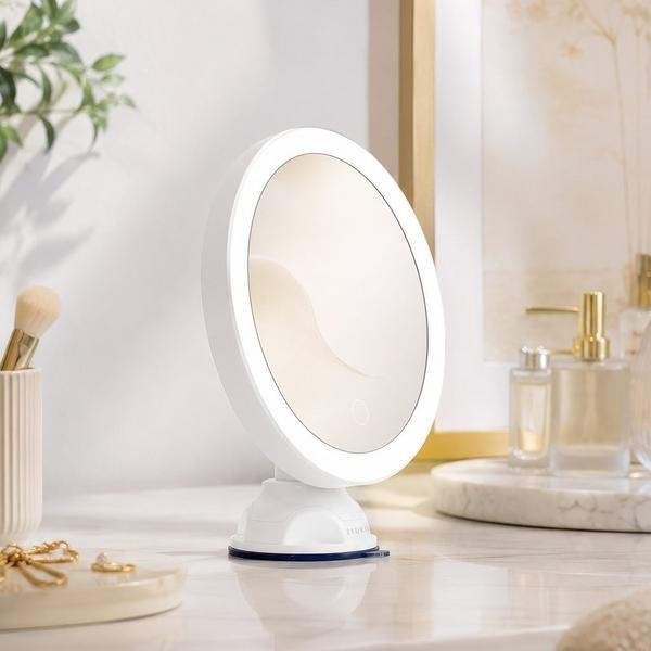 Zadro Lighted Wall Mounted Suction Cup Makeup Mirror with 10X Magnification #4
