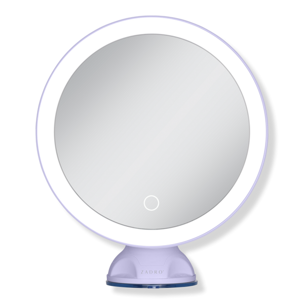 Zadro Lighted Wall Mounted Suction Cup Makeup Mirror with 10X Magnification #1