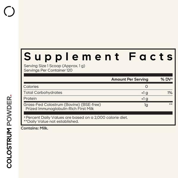 CODEAGE Grass-Fed Bovine Colostrum Powder #2