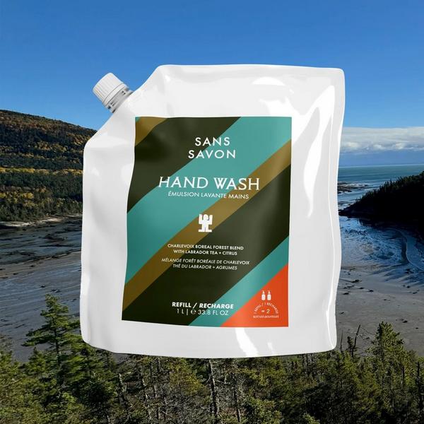 Sans Savon Hand Wash Refill Charlevoix Boreal Forest Blend #5